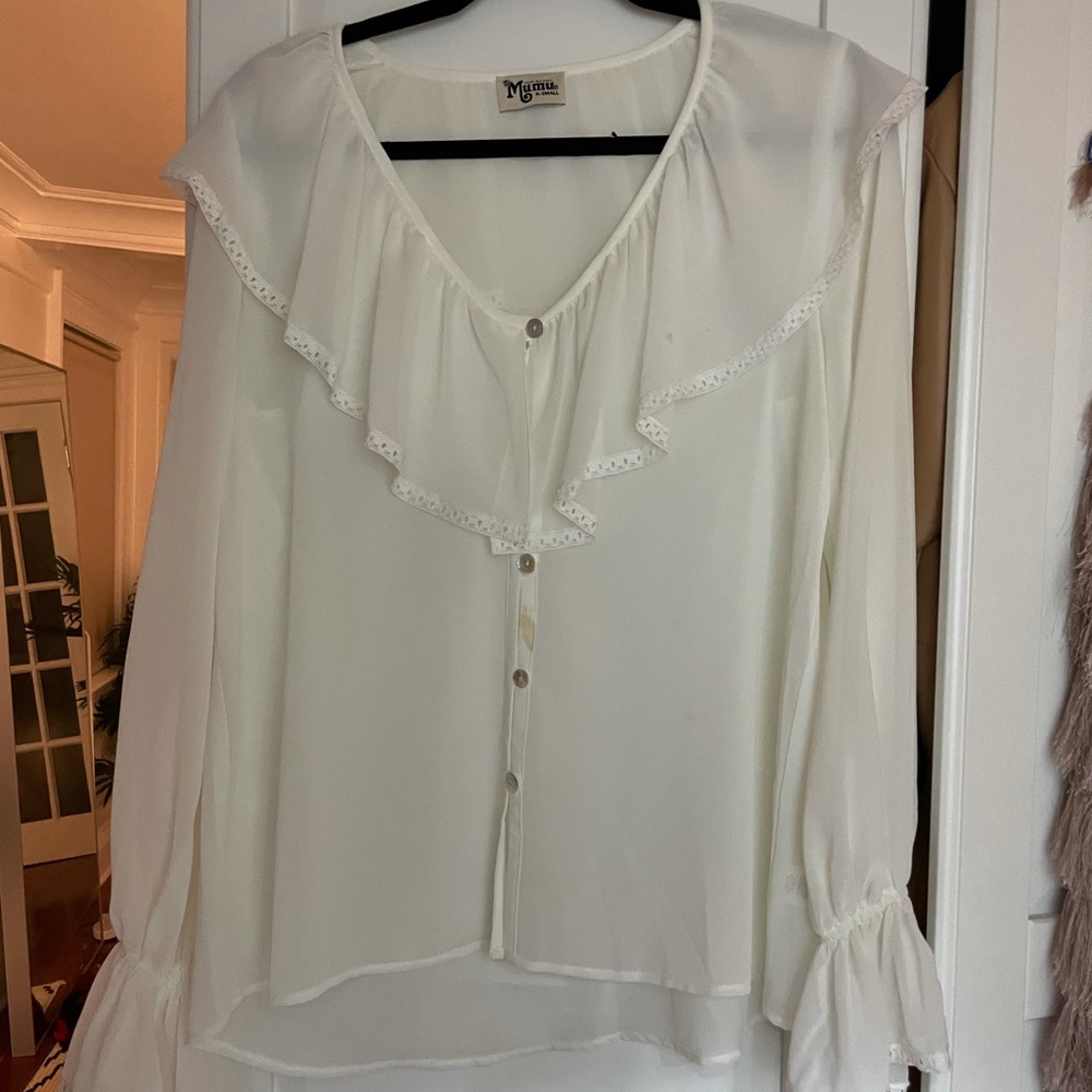 Show me your mumu white top